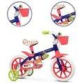 Bicicleta Infantil Show da Luna Rodinhas e Garrafinha Aro 12 